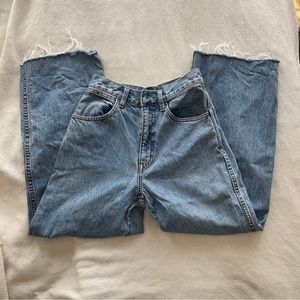 uniqlo wide leg jean